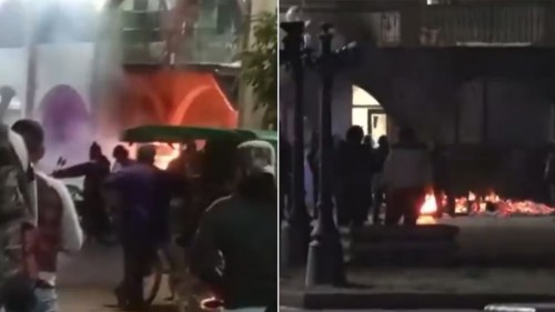 Protestan en Nextlalpan por delitos en la región, amenazan con bloquear AIFA