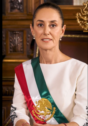 Claudia Sheinbaum comparte su primera fotografía oficial como presidenta de México