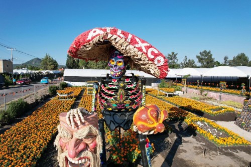 Inauguración del Valle de Catrinas 2024 en Atlixco