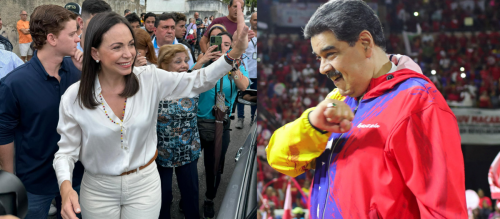 Nicolás Maduro asegura que María Corina Machado huyó a España; ella lo niega