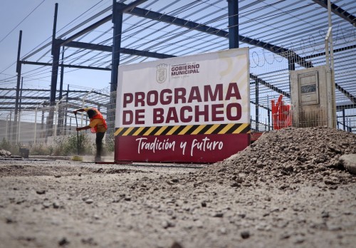 Supervisa Omar Muñoz trabajos del programa “BacheAndo”