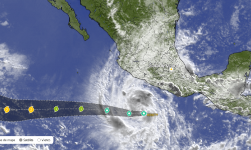 La tormenta tropical Kristy se forma al sur de México con pronóstico de convertirse en huracán