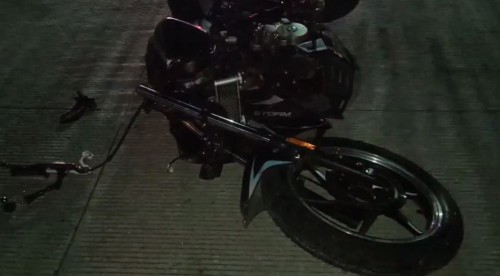 Motociclista fallece tras derrapar en la autopista México-Puebla: tráfico intenso