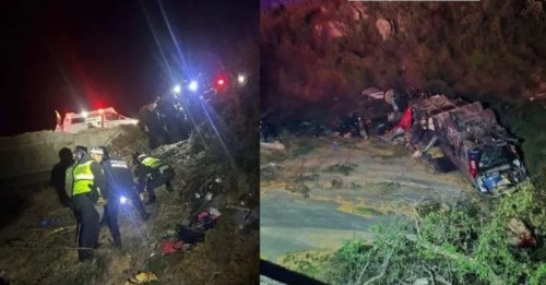 Accidente en Zacatecas: 24 muertos y 5 heridos al desbarrancar autobús