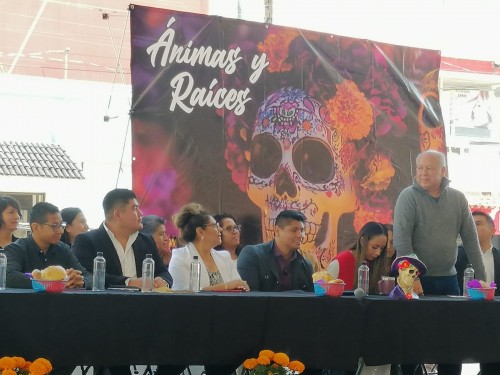 Inauguración del Festival Ánimas y Raíces en Cuautlancingo