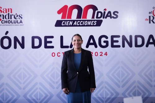 Presenta Lupita Cuautle la agenda de los 100 días de gobierno municipal