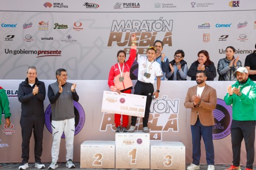 Sergio Salomón impulsa el Maratón Puebla 2024 con grandes premios