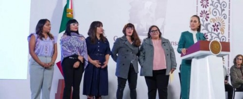 Sheinbaum anuncia la creación de una Cartilla de Derechos para Mujeres y reformas constitucionales