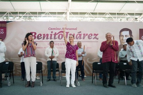 Claudia Sheinbaum reafirma su compromiso con Oaxaca y la continuidad de la Cuarta Transformación