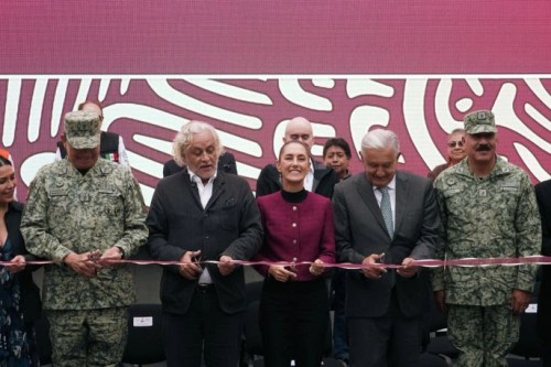 Claudia Sheinbaum y AMLO inauguran la Cuarta Sección del Bosque de Chapultepec