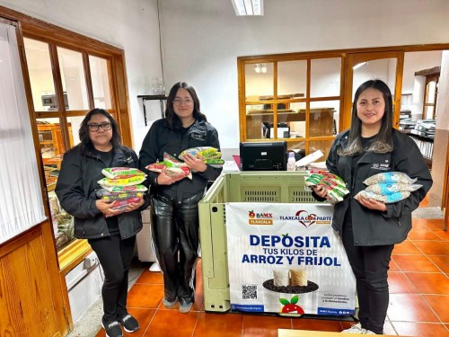Tlaxcala impulsa colecta solidaria de alimentos para familias vulnerables