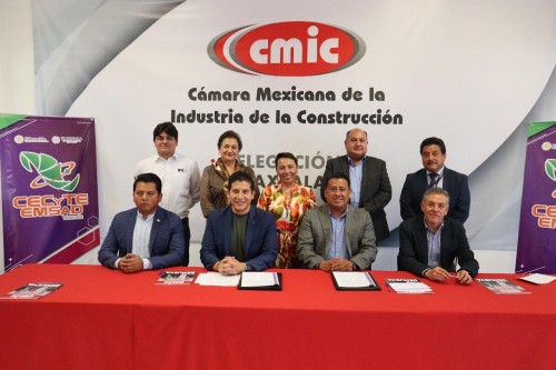 Alianza CECyTE-Tlaxcala y CMIC: Oportunidades para estudiantes en la construcción