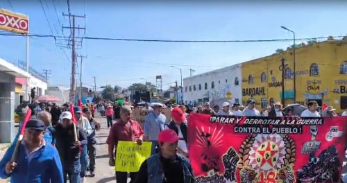 Marcha en Puebla tras asesinato de integrante