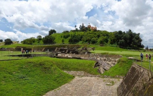 En proceso la renovación de túneles de la Pirámide de Cholula