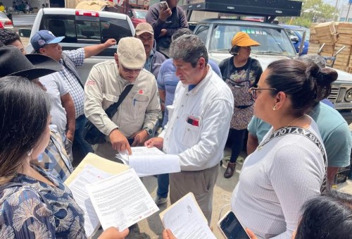 Inspección técnica en la Central de Abasto