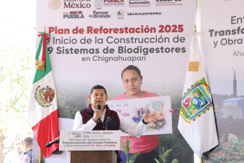 Compromiso ambiental del gobierno de Puebla