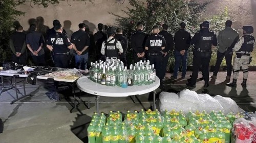 Fiesta clandestina termina en operativo masivo