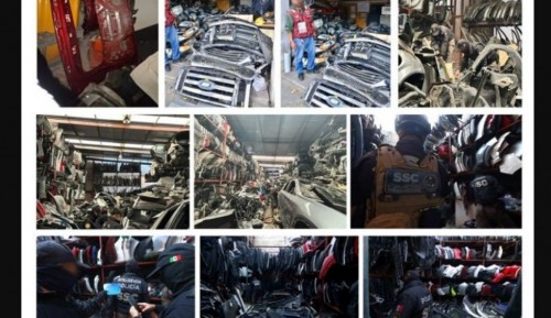Golpe histórico contra el mercado ilegal de autopartes