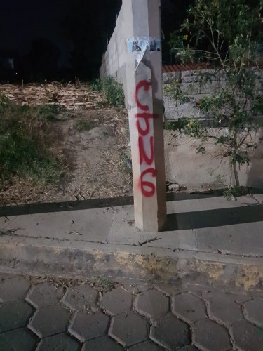 Supuesto grupo criminal marca territorio en Acuitlapilco