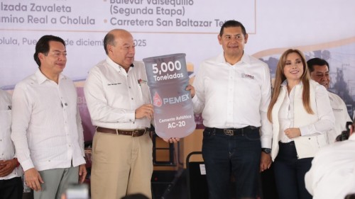 Puebla recibe más asfalto y consolida liderazgo contra el huachicol