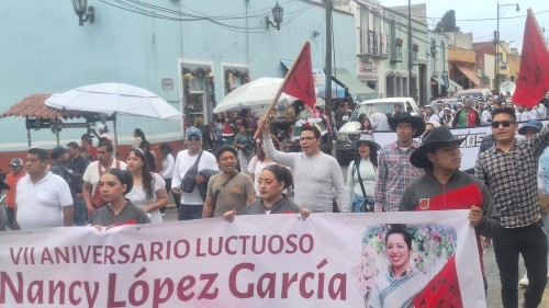 Conmemora Antorcha Campesina 7mo aniversario luctuoso de Nancy López, llaman a la lucha social