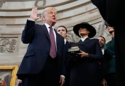 Donald Trump asume la presidencia de EE.UU. por segunda vez en una histórica ceremonia