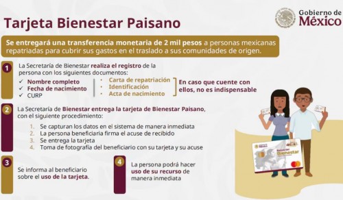 México presenta el plan "México te abraza" para apoyar a los repatriados de EE.UU.