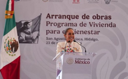 Sheinbaum arranca la construcción de 31,500 viviendas en Hidalgo