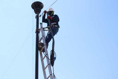 Con modernización del alumbrado público, Armando Aguirre fortalece seguridad en Coronango