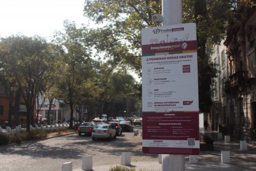 Solo uno de nueve reportes por robos en zonas con parquímetros en Puebla accedió al seguro