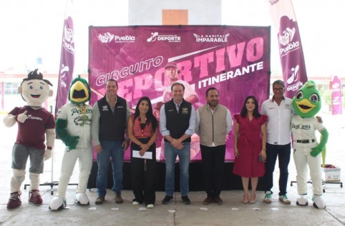 Llevan deporte y salud a San Francisco Totimehuacán