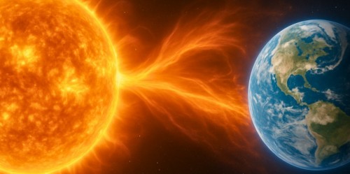 Tormenta solar impacta la Tierra