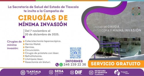 Tlaxcala lanza mega campaña de cirugías GRATIS y de alta tecnología 2025