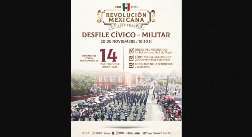 Un desfile masivo para conmemorar la historia