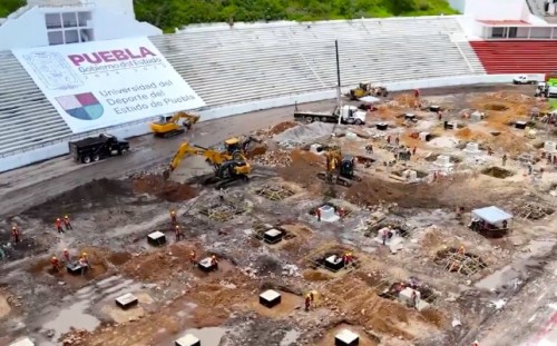 Construcción de la Universidad del Deporte de Puebla será concluida en primer trimestre del 2026