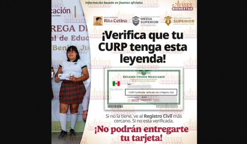 ¿Por qué la CURP certificada lo es todo?