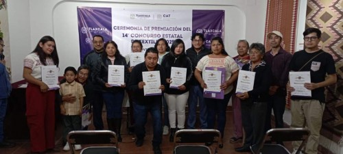 Tlaxcala deslumbra con increíbles obras del Concurso Estatal de Textiles 2025