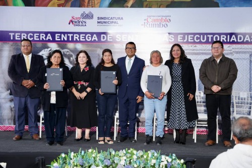 Avanza San Andrés Cholula en Seguridad Jurídica con tercera entrega de Sentencias