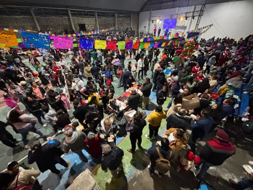 Celebran Posada Magisterial de mil afiliados al SNTE en Tepectipac