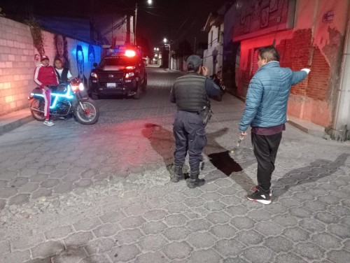 Le disparan en la cabeza a un joven, en Zacatelco; es trasladado grave a hospital