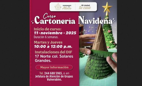 Cursos navideños para todos en Atlixco