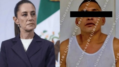 Detienen al hombre que acosó a Sheinbaum