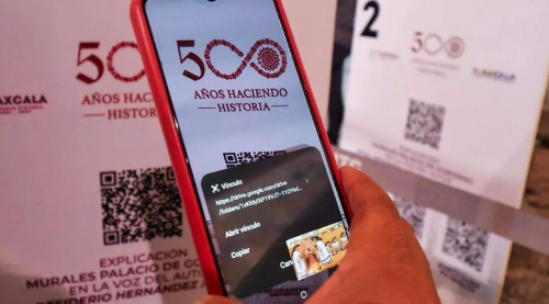 La voz de Desiderio revive los murales del Palacio de Tlaxcala