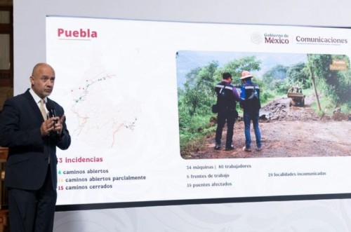 Avance en apertura de caminos