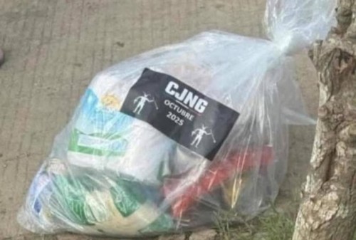 Expertos advierten participación del CJNG en entregas de ayuda