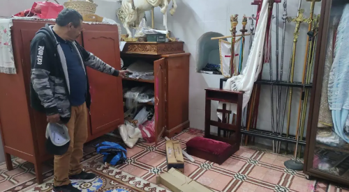 Robo en iglesia de Tezoquipan: piden cámaras y refuerzo de seguridad