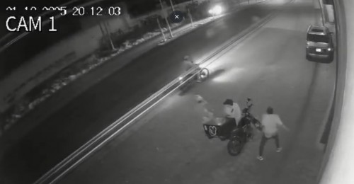 Robo violento a repartidor