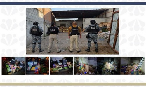 Recuperan mercancía robada en Texmelucan