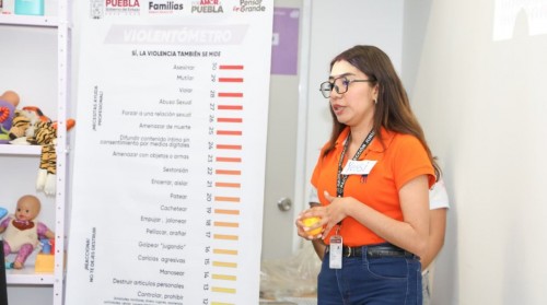 Talleres de prevención en Huejotzingo