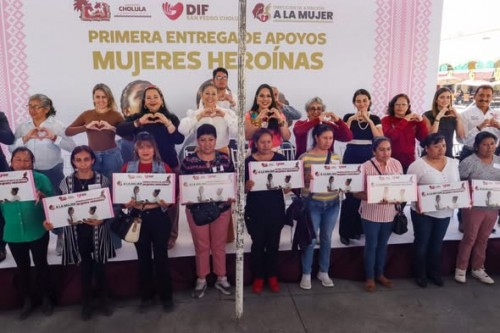 Avanza San Pedro Cholula con programas integrales de bienestar en apoyo a las familias